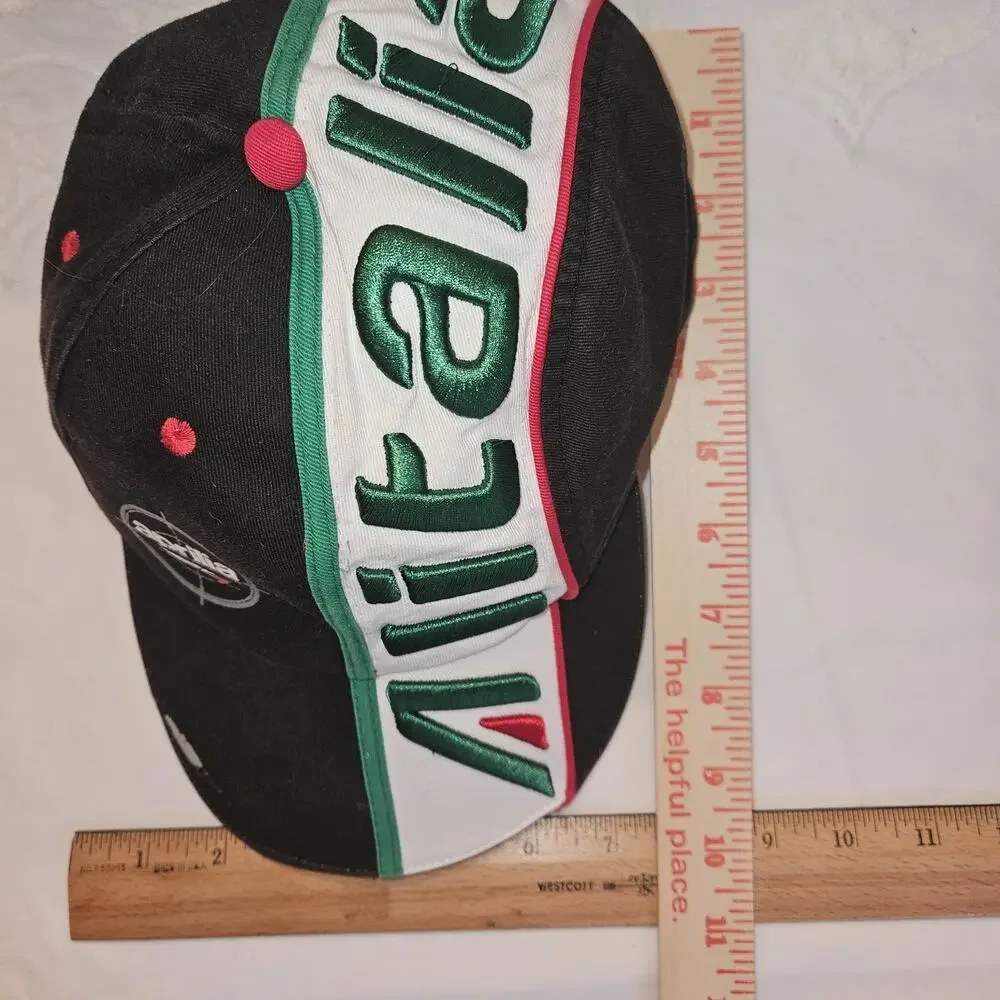 Aprilia Alitalia Racing Team Cap Hat MotoGP Italian Flag Colors Y2K Adjustable